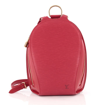 Louis Vuitton Mabillon Backpack Epi Leather Red