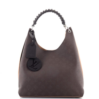 Louis Vuitton Carmel Hobo Mahina Leather Brown 1636641