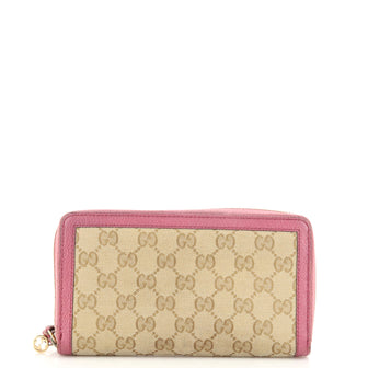Gucci Bree Zip Wallet GG Canvas