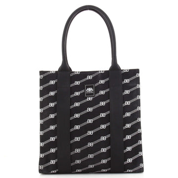 Balenciaga Trade Tote Printed Canvas Tall