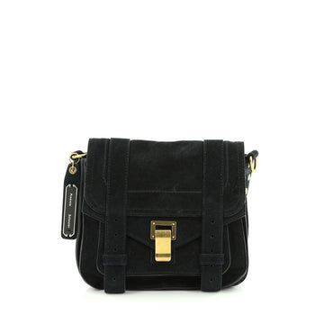 Proenza Schouler PS1 Pouch Suede Blue