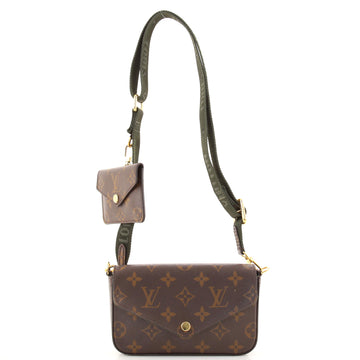 Louis Vuitton Felicie Strap & Go Handbag Monogram Canvas