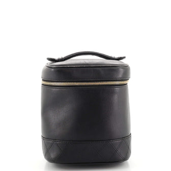 Chanel Vintage Cosmetic Case Lambskin Tall