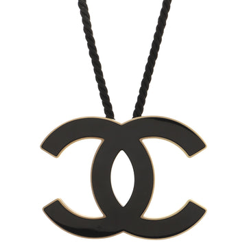 Chanel Giant CC Choker Necklace Cord with Metal and Enamel