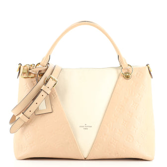 Louis Vuitton V Tote Monogram Empreinte Leather MM