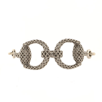 Gucci Horsebit Chain Bracelet Diamante Sterling Silver Large