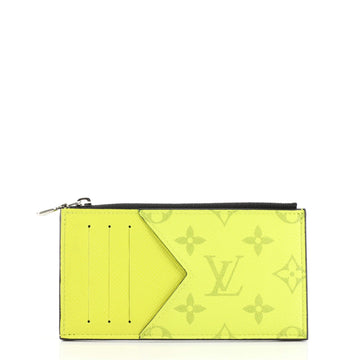 Louis Vuitton Coin Card Holder Monogram Taigarama