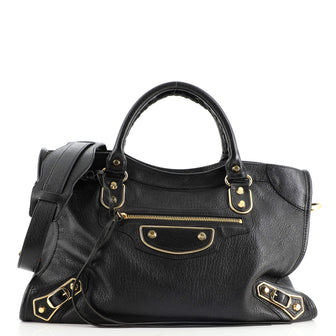 Balenciaga City Classic Metallic Edge Bag Leather Medium