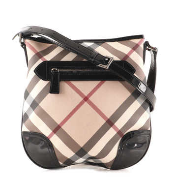 Burberry Dryden Crossbody Bag Nova Check Coated Canvas