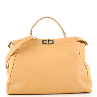 Fendi Peekaboo Bag Soft Leather Large