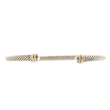 David Yurman Cable Classic Bracelet Sterling Silver and 18K Yellow Gold 4mm