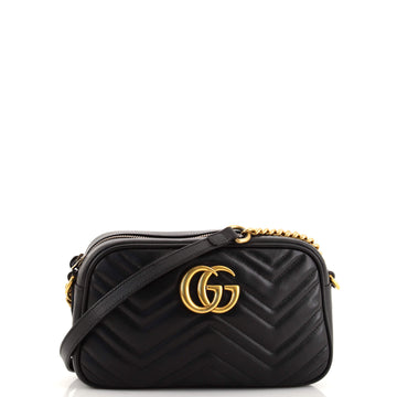 Gucci GG Marmont Shoulder Bag Matelasse Leather Small