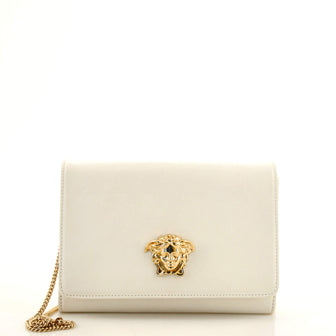 Versace Medusa Chain Clutch Leather Small