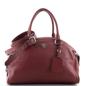 Prada Convertible Bowling Bag Vitello Daino Medium