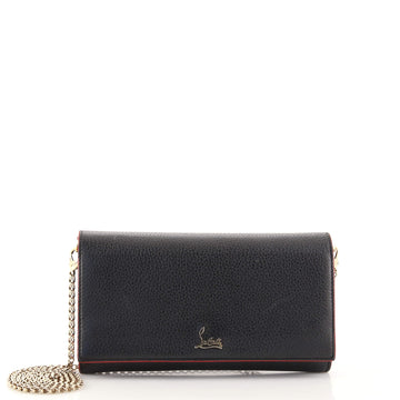 Christian Louboutin Boudoir Chain Wallet Leather