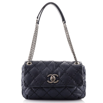 Chanel Ultimate Stitch Flap Shoulder Bag Quilted Lambskin Small