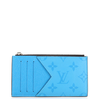 Louis Vuitton Coin Card Holder Monogram Taigarama