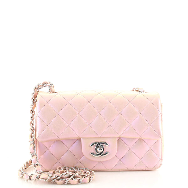 chanel mini pink flap bag