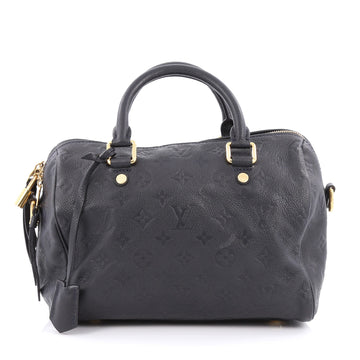 Louis Vuitton Speedy Bandouliere Bag Monogram Empreinte Leather 25
