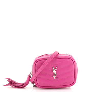 Saint Laurent Lou Camera Bag Matelasse Chevron Leather Baby