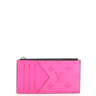 Louis Vuitton Coin Card Holder Monogram Taigarama