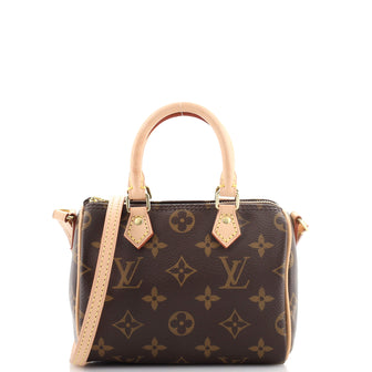Louis Vuitton Speedy Bandouliere Bag Monogram Canvas Nano