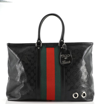Gucci 500 Web Tote GG Imprime Large