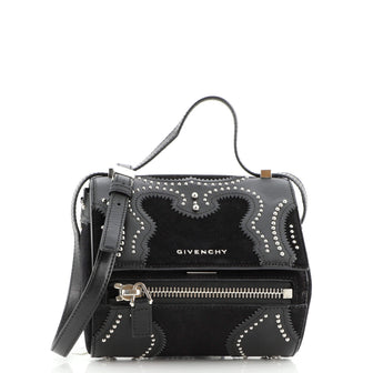 Givenchy Pandora Box Bag Studded Leather and Suede Mini