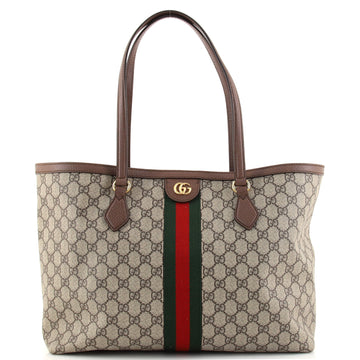 Gucci Ophidia Shopping Tote GG Coated Canvas Medium