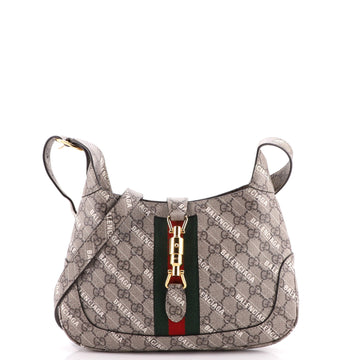 Gucci x Balenciaga The Hacker Project Jackie 1961 Hobo GG Coated Canvas Small