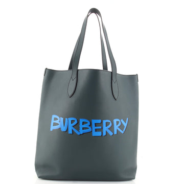 Burberry Graffiti Tote Printed Leather Tall
