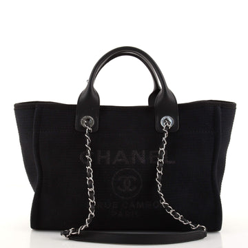 Chanel Deauville NM Tote Mixed Fibers Small
