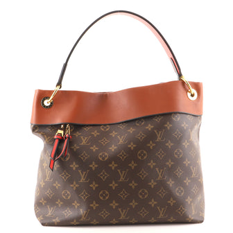 Louis Vuitton Tuileries Hobo Monogram Canvas with Leather