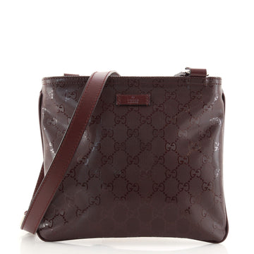 Gucci Zip Top Messenger Bag GG Imprime Small