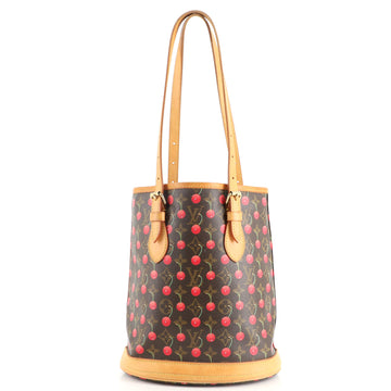 Louis Vuitton Bucket Bag Limited Edition Monogram Cerises