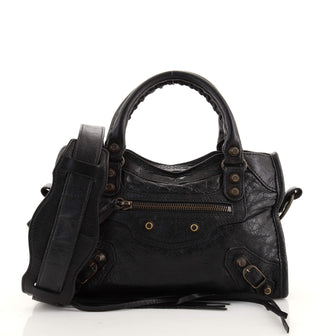 Balenciaga City Classic Studs Bag Leather Mini