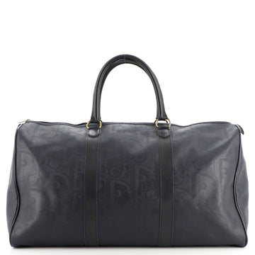 Christian Dior Vintage Duffle Bag Maxi Diorissimo Coated Canvas Large