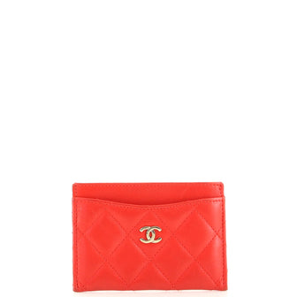 Chanel Classic Card Holder Quilted Lambskin