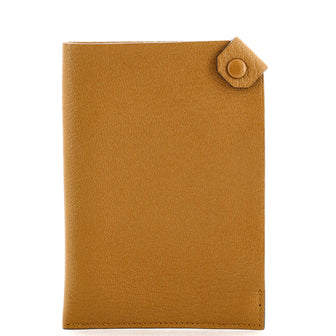 Hermes Tarmac Passport Holder Leather