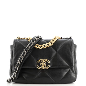 Chanel 19 Flap Bag Quilted Lambskin Medium