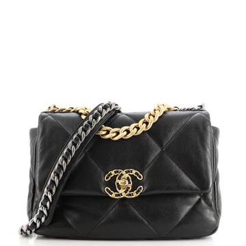 Chanel 19 Flap Bag Quilted Lambskin Medium