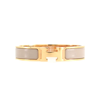 Hermes Clic H Bracelet Enamel Narrow