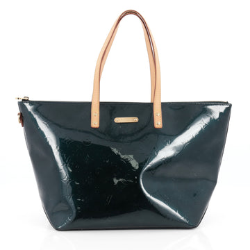 Louis Vuitton Bellevue Handbag Monogram Vernis GM green