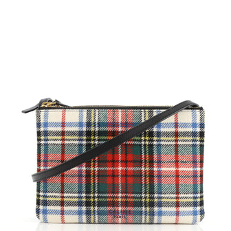 Celine Trio Crossbody Bag Printed Felt Small