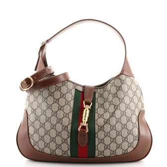 Gucci Jackie 1961 Hobo GG Coated Canvas Medium