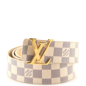 Louis Vuitton LV Initiales Reversible Belt Damier and Leather Wide