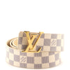 Louis Vuitton, Accessories, Lv Initiales Reversible Belt Damier Graphite  And Leather Xl 441