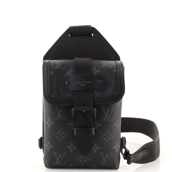Louis Vuitton Monogram Eclipse Saumur Sling Bag - Black Backpacks, Bags -  LOU783071