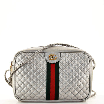 Gucci Trapuntata Camera Bag Quilted Leather Small