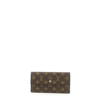 Louis Vuitton Porte Tresor International Wallet Monogram Canvas brown